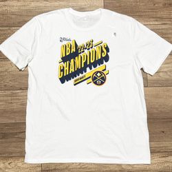 Denver Nuggets NBA Finals Champions Fanatics Basketball Official T Shirt Mens XL