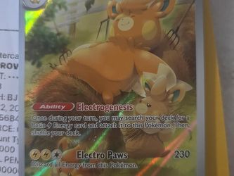 Pawmot 209/198 Pokémon Card Holo Rare