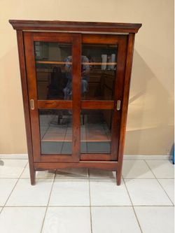 curio cabinet Beautiful Wood Curio cabinet