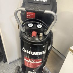 🔥 Husky 27 Gal. 200 PSI Oil Free Portable Vertical Electric Air Compressor
