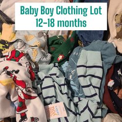 Baby Boy Clothing Lot 12-18 Months 