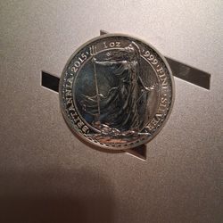2015 Britannia 1 oz .999 Fine Silver Uncirculated United Kingdom