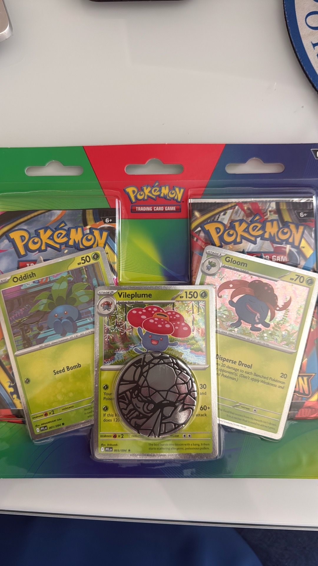 Pokemon Phantasmal Flames & Mega Evolution Vileplume 2 Pack Blister