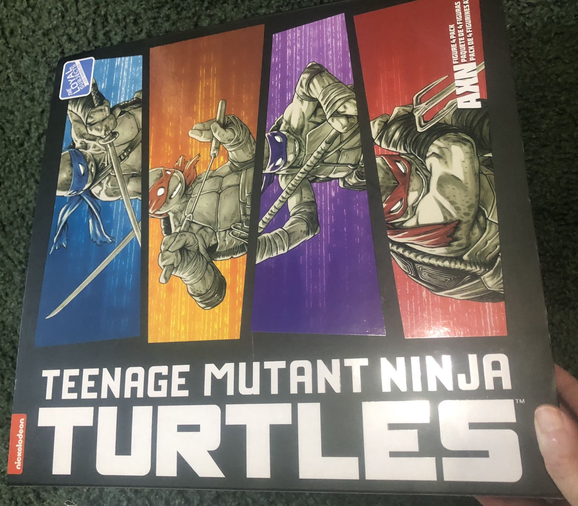 TEENAGE MUTANT NINJA TURTLES 4 FIGURE PACK NEW