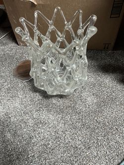 Glass Candle Holder 