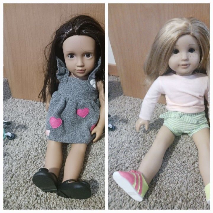 American Girl Dolls Set