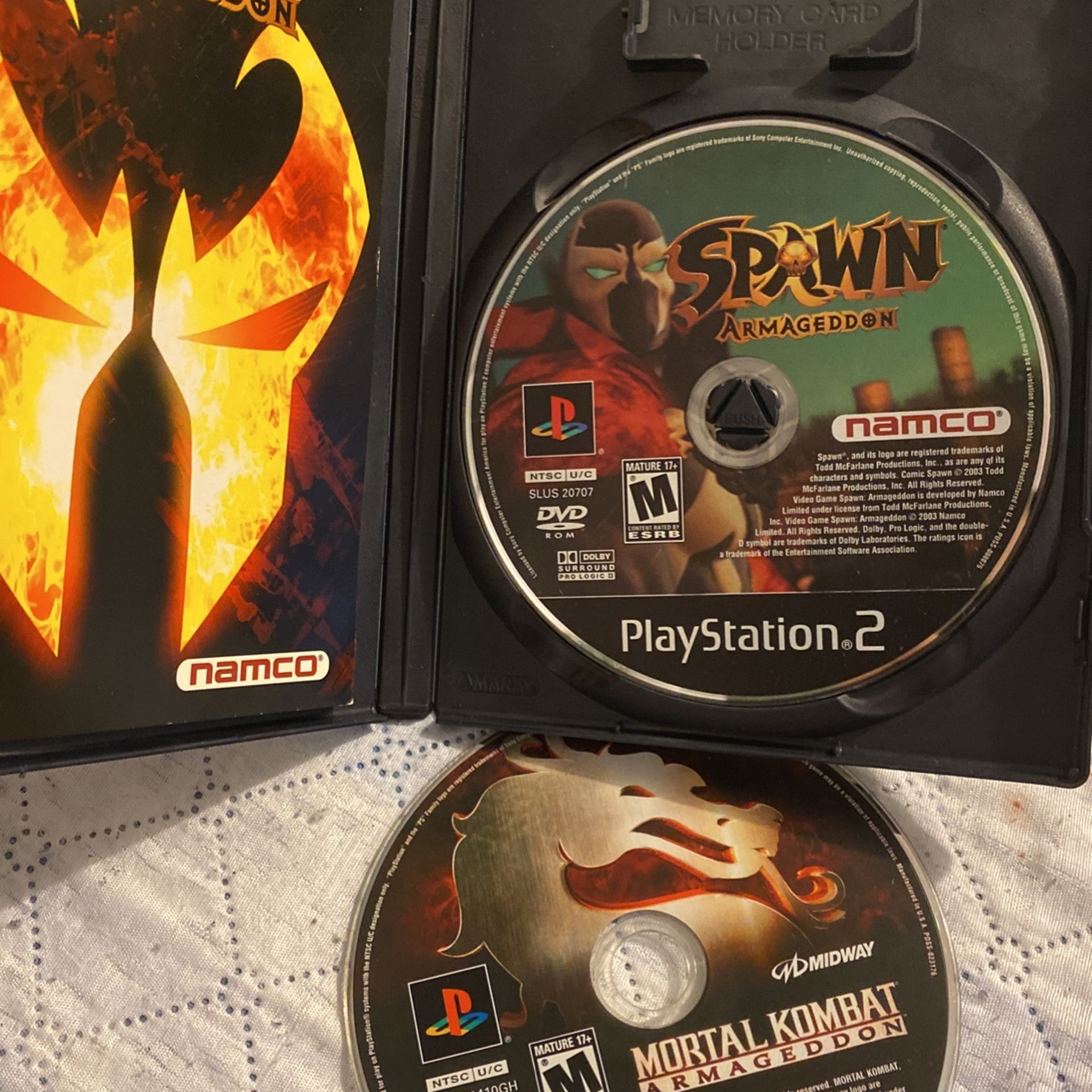 Mortal Kombat Armageddon PS2 PlayStation 2 AD/NM - (See Pics)