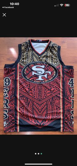 SF San Francisco Tribal Basketball Jersey