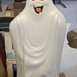 Rare 1988 tpi Halloween ghost blowmold 33 inch tall