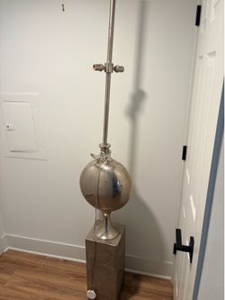 Sliver floor lamp