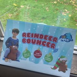 Bouncing Inflatable Reindeer 