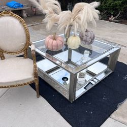 Z gallery Table Mirror And Glass 