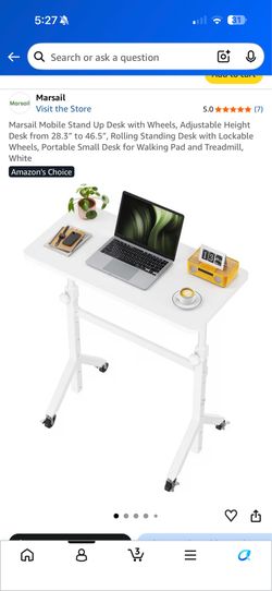 Unopened standing desk