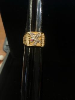 14k gold ring #110175-1 MJ