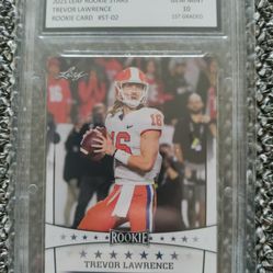 Trevor Lawrence 1st Graded 10! 