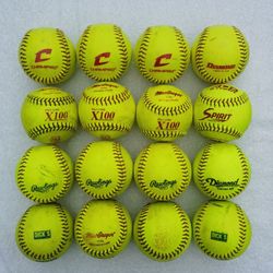 softball 16 pack 11"(like new)