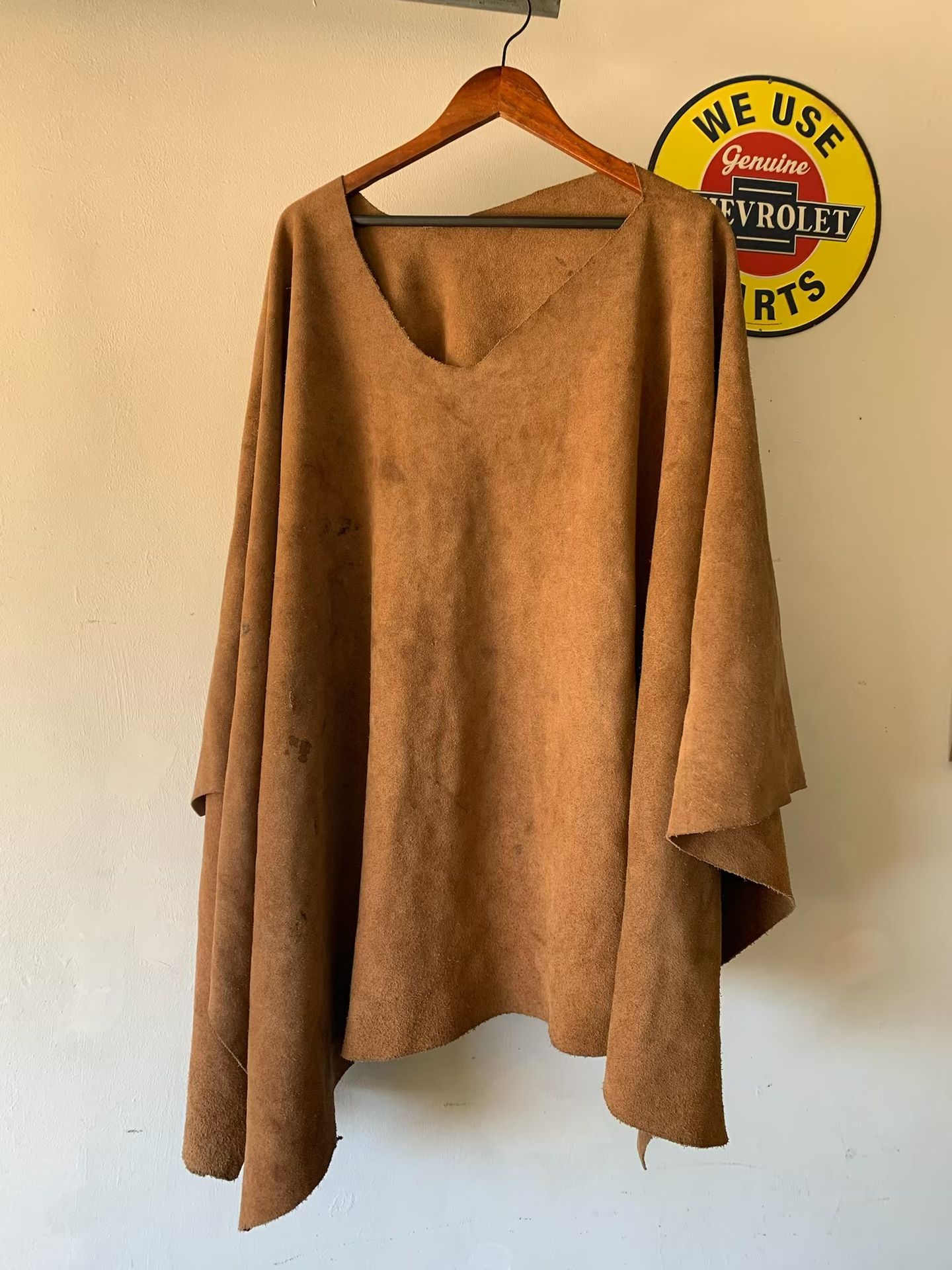 Leather Poncho