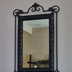 Mirror And Candle Holder