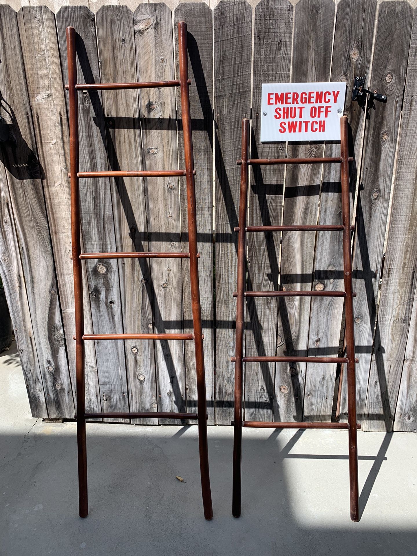 Wooden Ladders 5’and 6’ 