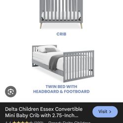 Convertible Crib Brand New In Box Never Opened 