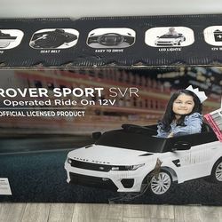 Best Ride on Cars 12V Range Rover Sport SVR Powered Ride-On
