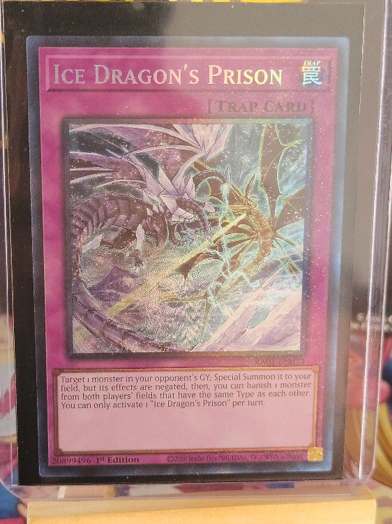 YUGIOH Ice Dragon's Prison RA01-EN078 Prismatic Collector's Rare  1st Edition