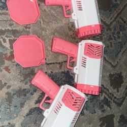 Bubble Gun 3 Pcs New 