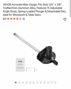 Tools /miter saw gauge /miter gauge