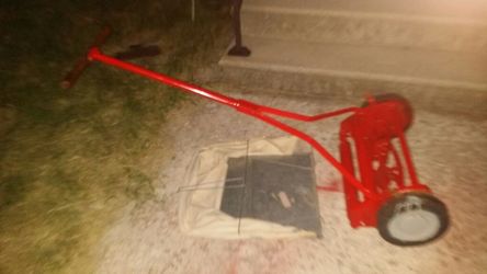Craftsman push mower with collection bag