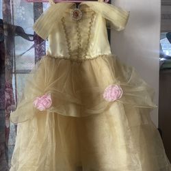 Disney Princess Belle Dress Size 3