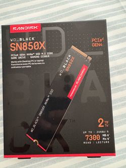 WD_Black SN850x 2tb SSD