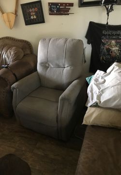 Chair that stands you up and. It’s a recliner. 4mounths old