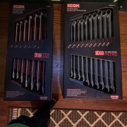 Double box End Ratcheting Wrenches 