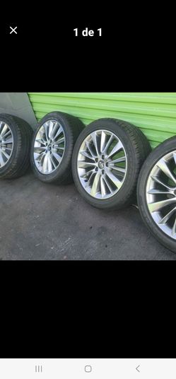 Wheel 18 5 Lugs 5x114.3 Like New Tires