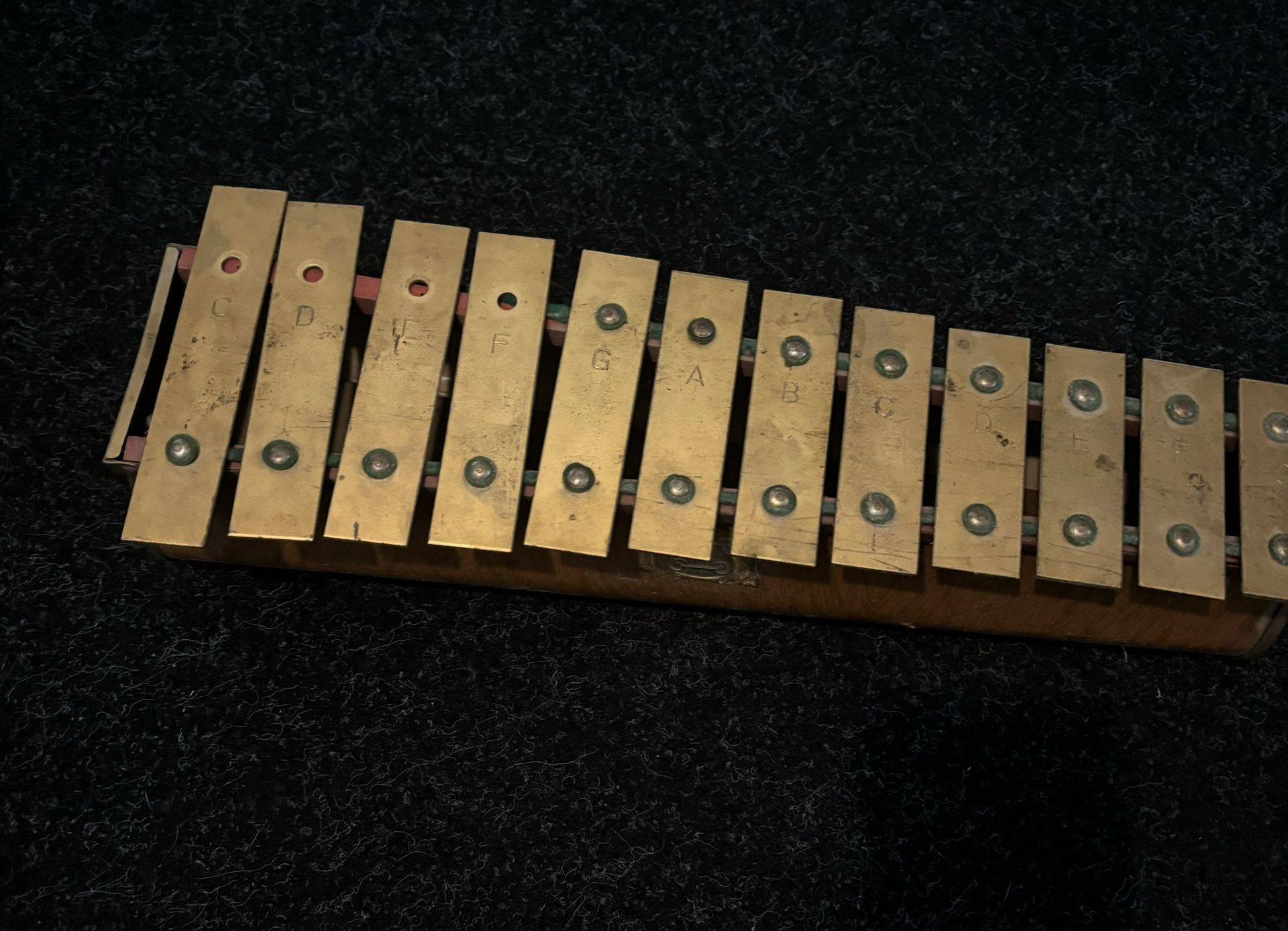 Vintage Brass Xylophone