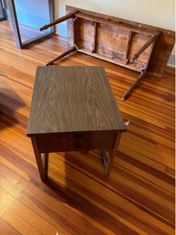 Wooden side table / nightstand