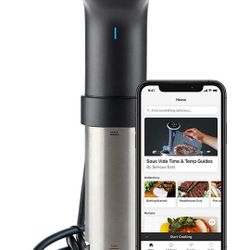 Anova Culinary | Sous Vide Precision Cooker Pro (WiFi) | 1200 Watts | All Metal | Anova App Included