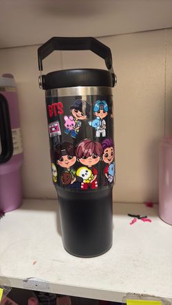 BTS Insulated Tumbler with Handle 30oz