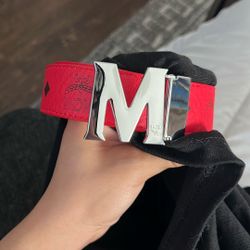 MCM reversible belt(Red)