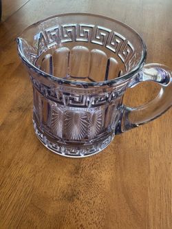 Vintage Cut Glass Pitcher