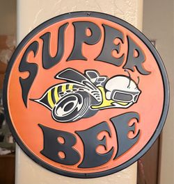 Super bee wall sign