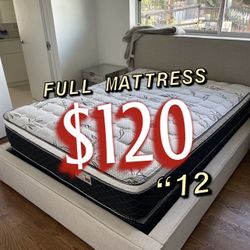 New Full Mattress Only $120