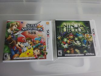 Super Smash Bros Ninja Turtles Nintendo 3DS