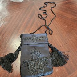 Vintage Ali MacGraw Milagro Embroidered Satin Evening Bag - Limited Edition