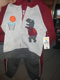 Boys 2 piece sweat suit. Size 12 months