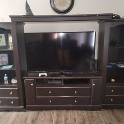 Entertainment Center & Couch