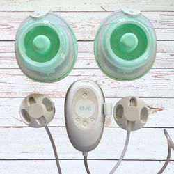 Elvie Stride Double Electric Breast Pump Bundle + Cooler Bag | Wearable Pump
