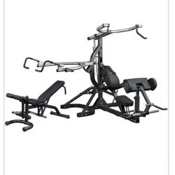 BODY SOLID HOME GYM W/EXTRAS