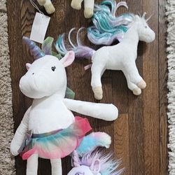 Lot Of All New Unicorn Themed Stuffed Animal Friends 