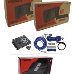 NEW BASS PACKAGE KICKER L7t 12” INSTALLED FIT SINGLE AND CREW CAB TRUCKS